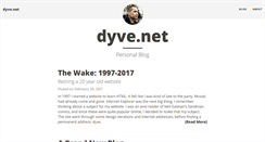 Desktop Screenshot of dyve.net